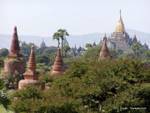 Vista desde las inmediaciones del templo de Ananda, Bagan, Birmania.