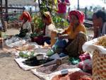 Mini mercado y legumbres, Lago Inle, Birmania.