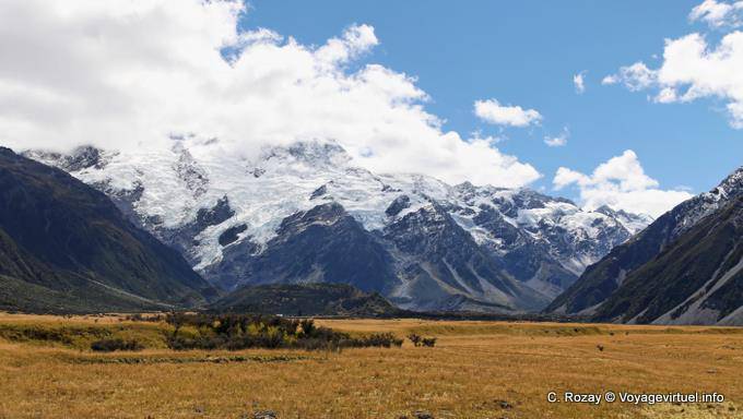 MacKenzie Country, el Monte Cook Road, Canterbury - Nueva-Zelanda