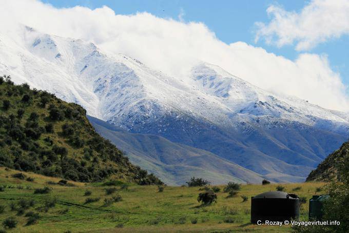Camino a Oamaru Omarama, Canterbury - Nueva-Zelanda