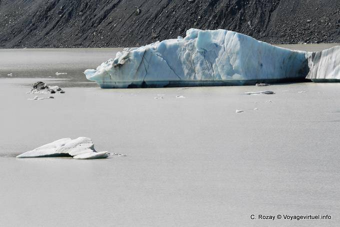 Iceberg, Tasman Lake, Canterbury - Nueva-Zelanda