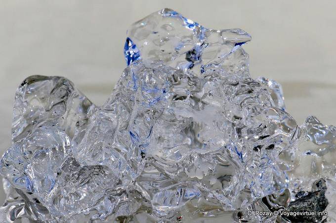 El hielo glaciar, Tasman Lake, Canterbury - Nueva-Zelanda