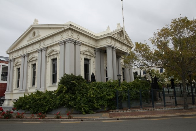 Timaru, Ángulo Cains Tce - Street Station, Timaru, Canterbury - Nueva-Zelanda