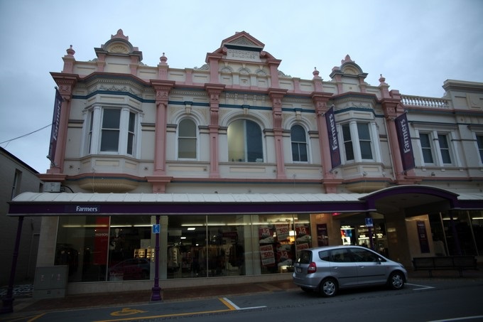 Los agricultores buiding, Timaru, Canterbury - Nueva-Zelanda