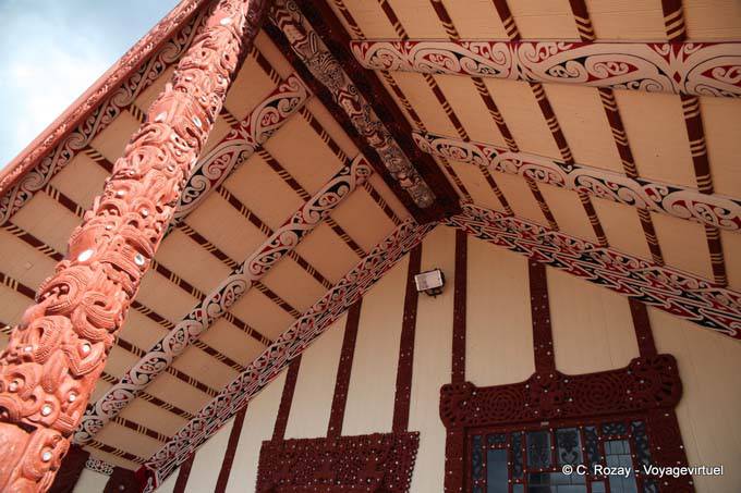 Meeting House, Tamatekapua, Rotorua - Nueva-Zelanda