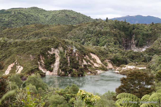 Frying Pan Lake, Waimangu Volcanic Valley, Rotorua - Nueva-Zelanda