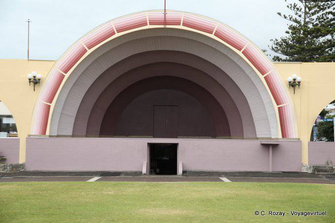 Soundshell art deco de Napier, Costa Este - Nueva-Zelanda