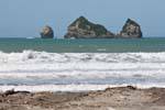 Isla Motuoroi, Anaura Bay, Cabo del Este, Nueva-Zelanda.