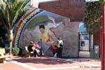 Pintura Mural, Opotiki, Cabo del Este, Nueva-Zelanda.
