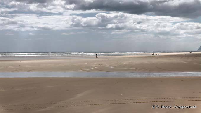 La puerta de entrada a Ripiro Beach, Baylys Beach, Northland - Nueva-Zelanda