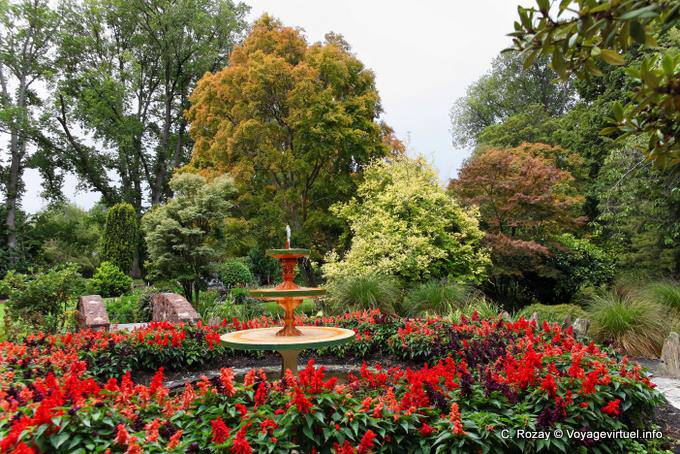 A principios del otoño Jardines Públicos, Oamaru, Otago - Nueva-Zelanda