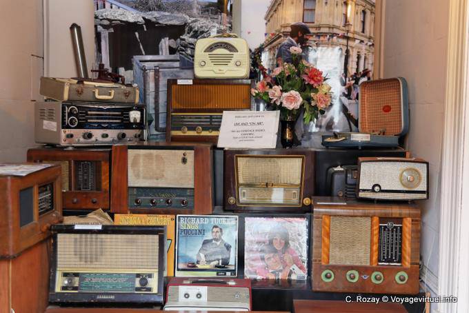 Radios antiguas, Oamaru, Otago - Nueva-Zelanda
