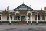 Estación de ferrocarril, Oamaru, Otago, Nueva-Zelanda.