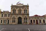 Persianas de construcción de la Unión, Oamaru, Otago, Nueva-Zelanda.