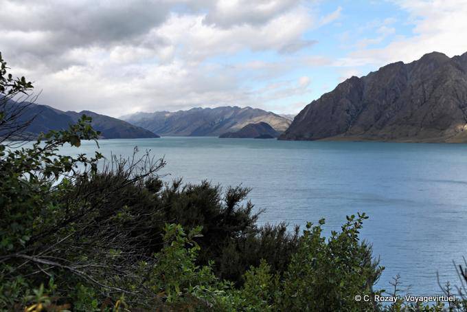 Isla de plata Branch, Lago Hawea, Southland - Nueva-Zelanda