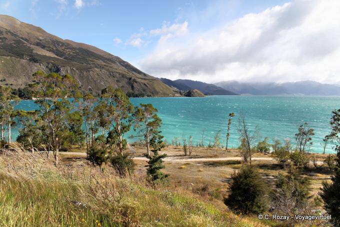Vista desde Capell Avenue, Lago Hawea, Southland - Nueva-Zelanda