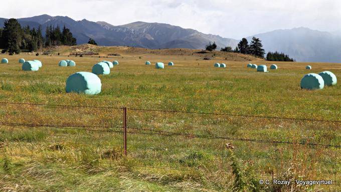 Desde la carretera nacional 6, Lago Hawea, Southland - Nueva-Zelanda