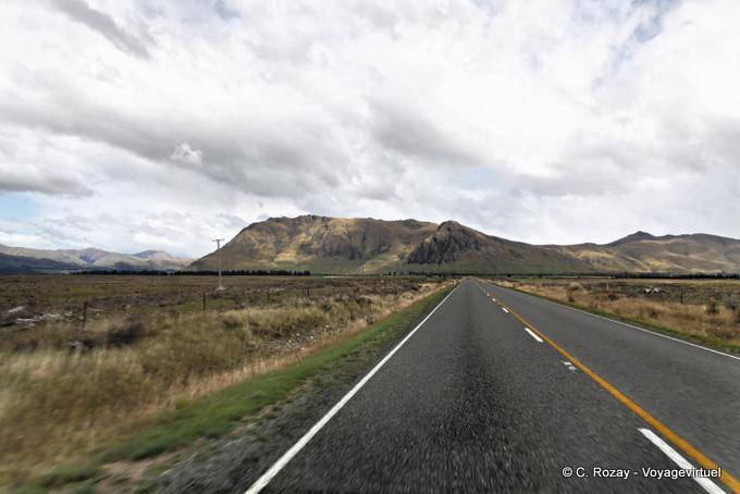 Kingston Garston Hwy, Queenstown Camino a Invercargill, Southland - Nueva-Zelanda