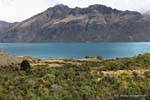 Otra vista de la bayoneta Peaks, Queenstown Lago Wakatipu, Southland, Nueva-Zelanda.