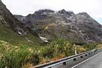 Parque Nacional Fiordland Paisaje, camino a Milford Sound Te Anau, Southland, Nueva-Zelanda.