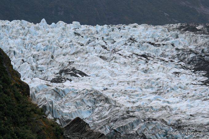 Trastorno de hielo, Glaciar Fox, Costa Occidental - Nueva-Zelanda
