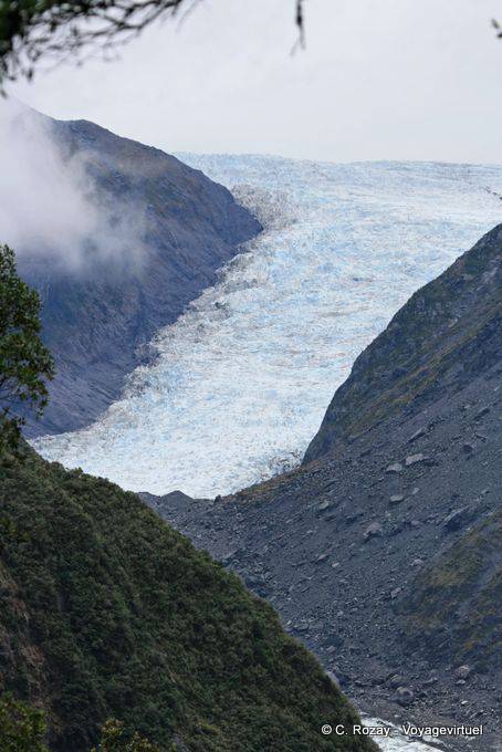 Vista desde las inmediaciones del Cono Rock, Fox Glacier, Costa Occidental - Nueva-Zelanda