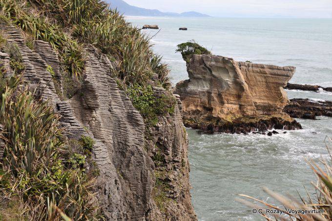 Pancake Rocks y Blowholes, Punakaiki, Costa Occidental - Nueva-Zelanda