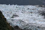 Trastorno de hielo, Glaciar Fox, Costa Occidental, Nueva-Zelanda.