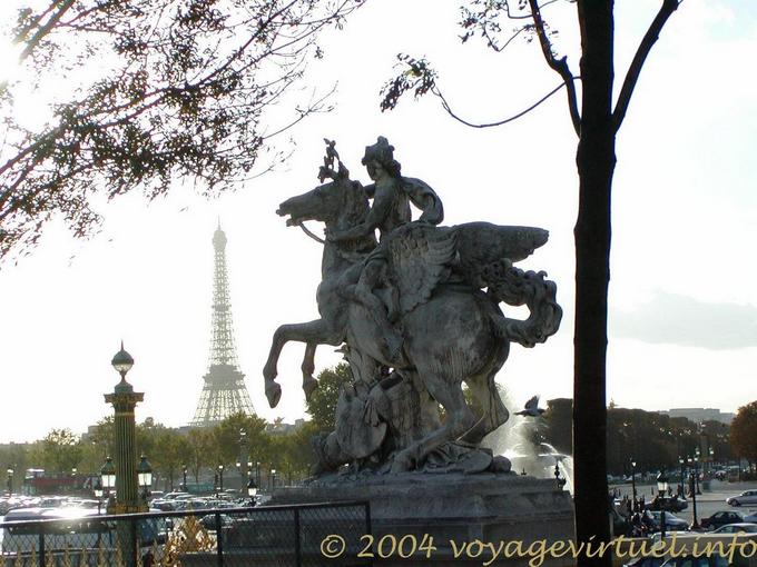 Mercurio montado en Pegaso, Antoine Coysevox, París, Francia