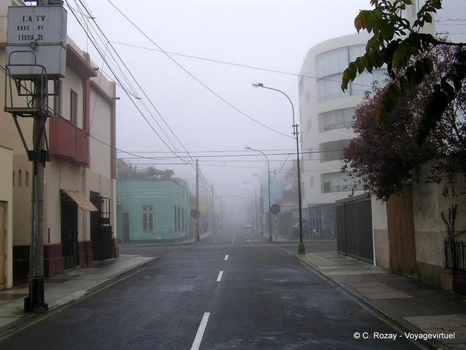 Niebla en Quito -Ecuador