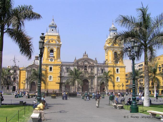 Catedral de Lima, fachada -Perú