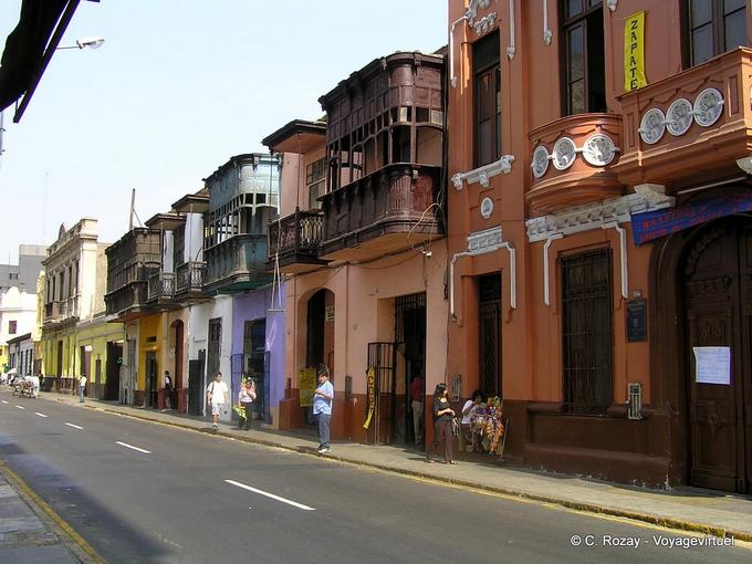 Calle del color en Barranco, Lima -Perú