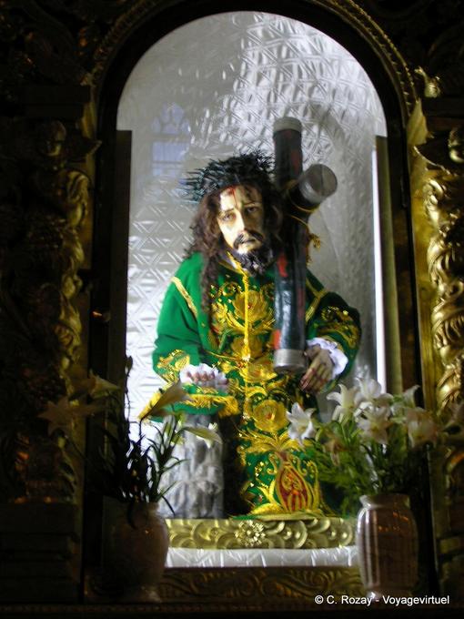 Cristo que lleva la cruz, jesuita, Santo Domingo, Cusco -Perú