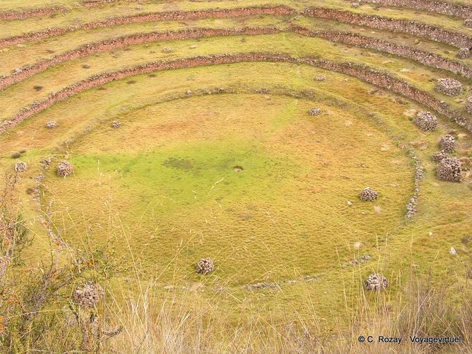 Terrazas anfiteatro sitio de Moray -Perú