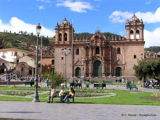 Cusco, la Plaza de Armas, Catedral de La Compañía -Perú