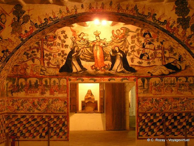 Detalle del Monasterio de Santa Catalina de Siena en Arequipa -Perú