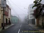 Niebla en Quito, Ecuador.