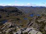 Panorama Parque Nacional El Cajas, Ecuador.