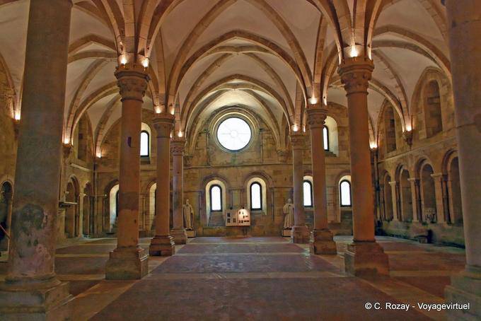 Refectorio de los monjes, el monasterio de Alcobaça - Portugal