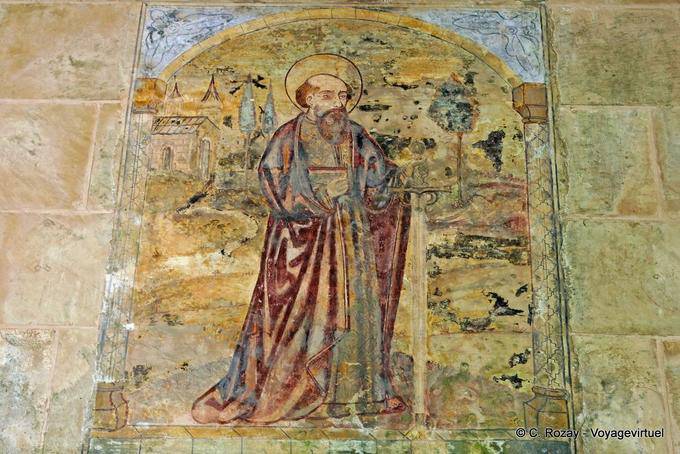 Mural, el monasterio de Santa Maria da Vitoria, Batalha - Portugal