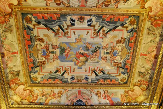 El techo de la Biblioteca Joanina, Coimbra - Portugal