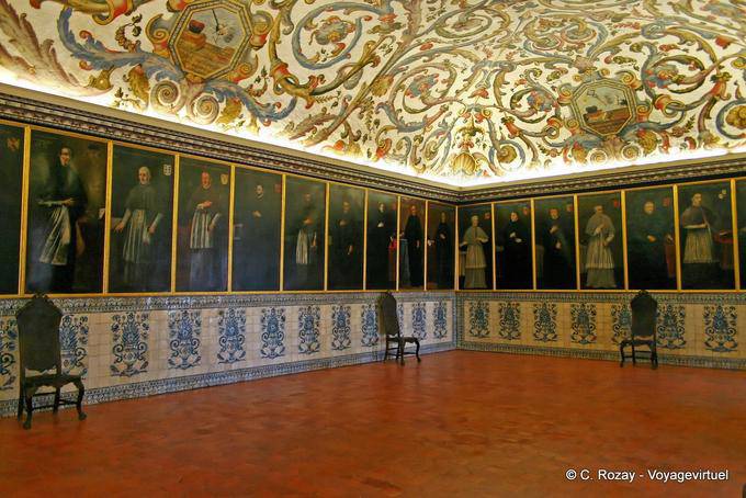 Galería de retratos al óleo de los reyes de Portugal, Sala Grande dos Actos de la Universidad de Coimbra - Portugal