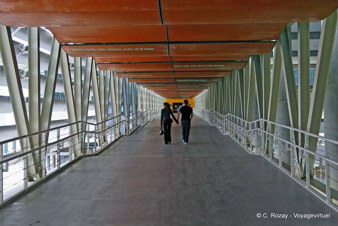 Pasaje Metal, Oceanario arquitectura, Lisboa - Portugal