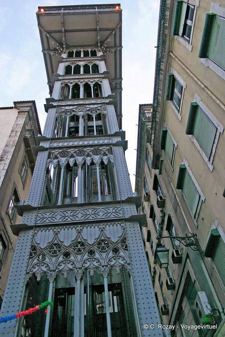 Elevador de Santa Justa (Eiffel), Baixa, Lisboa - Portugal