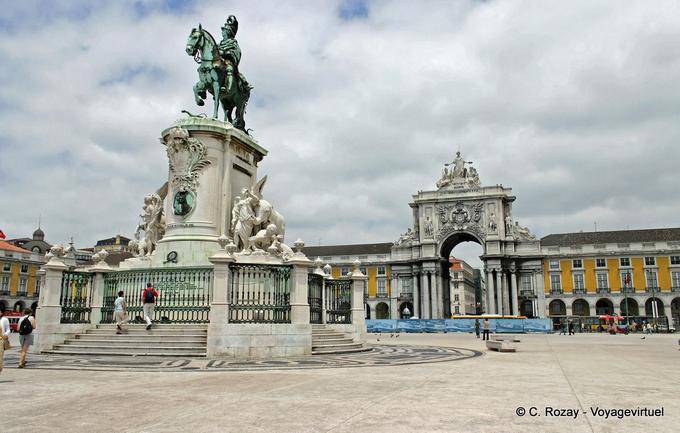 Panorama Plaza del Comercio, Lisboa - Portugal