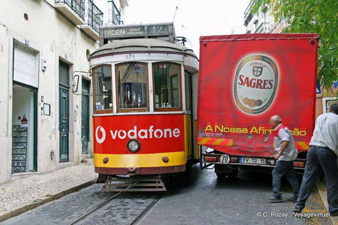Tranvía 12, Graça, Lisboa - Portugal