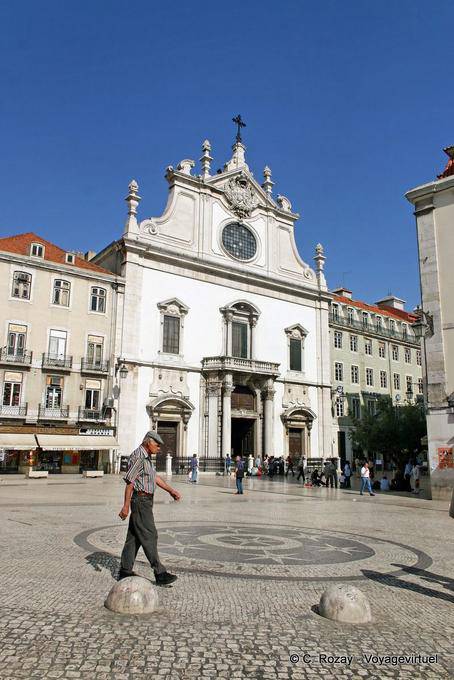Una iglesia en el Largo de São Domingo, Rossio, Lisboa - Portugal