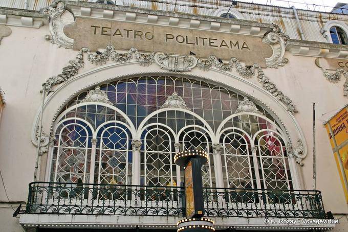 Teatro Politeama, Rua das Portas de Santo Antao, Lisboa - Portugal