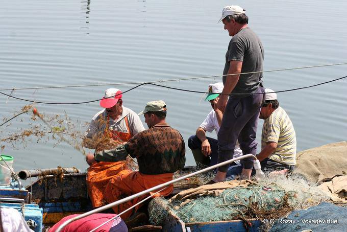 La preparación de los pescadores, de Tavira - Portugal