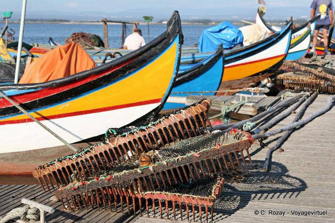 Pesca rastrillos, Torreira - Portugal